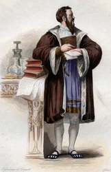 Portrait of Clement des Marets called Marot, French poet